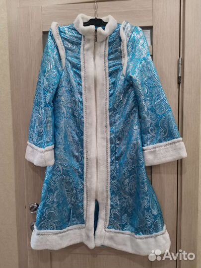 Костюм снегурочки с волосами