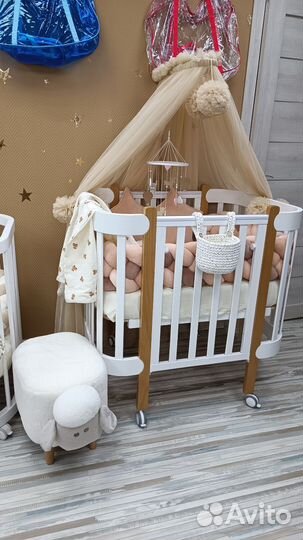 Кровать детская + матрац хеппи бейби happy baby