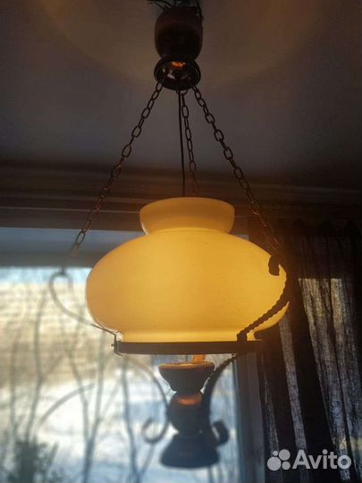Люстра СССР Керосиновая лампа