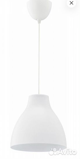 IKEA Melodi подвесной светильник, 28 см, белый