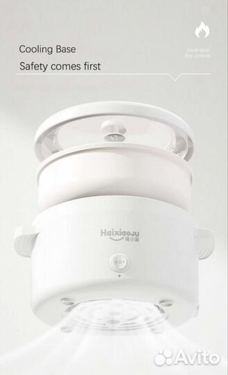 Керамическая кастрюля/пароварка