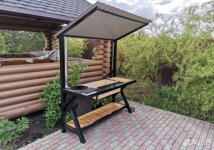 Мангал, мангал с беседкой и казаном под ключ