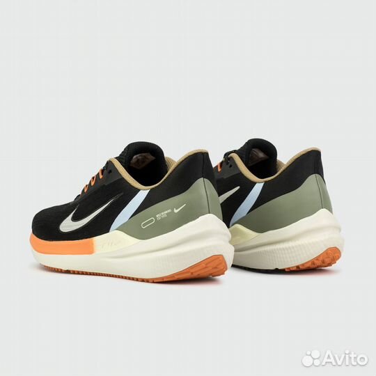 Кроссовки Nike Air Winflo 9 Black / Green / Orange