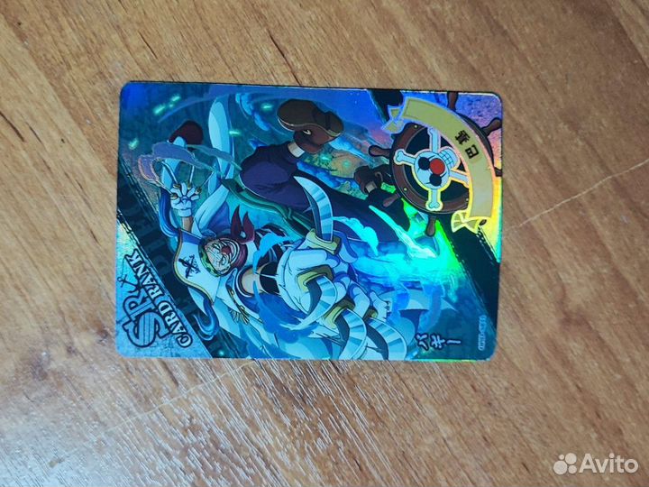 Карточка ван пис. Клоун Багги