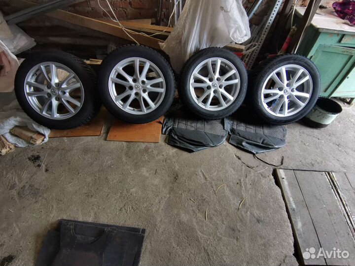 Зимняя резина 205 55 r16 б/у с дисками