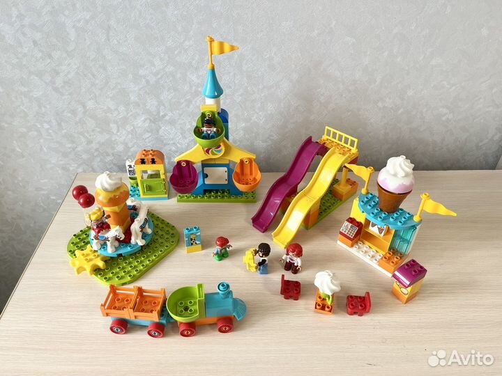 Лего Дупло 10840 Большой парк аттракционов