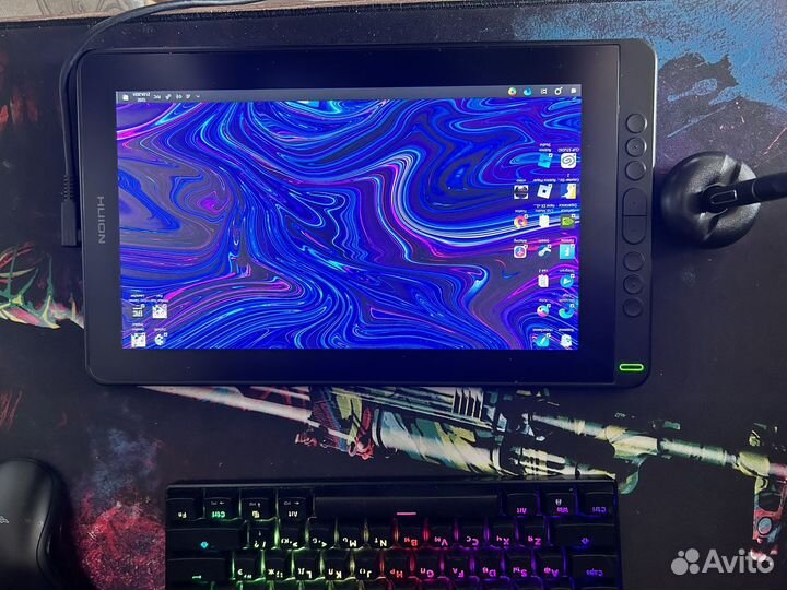Графический планшет с экраном huion