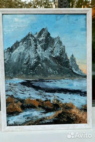 Картина маслом, пейзаж 