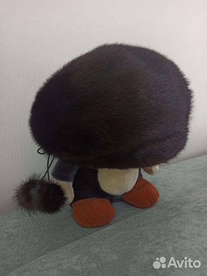 Берет женский норковый