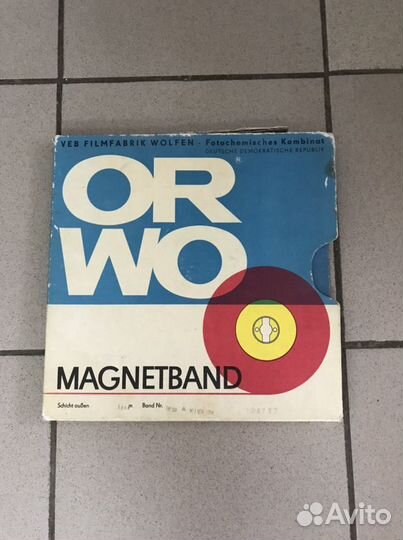 Магнитная лента “orwo” гдр