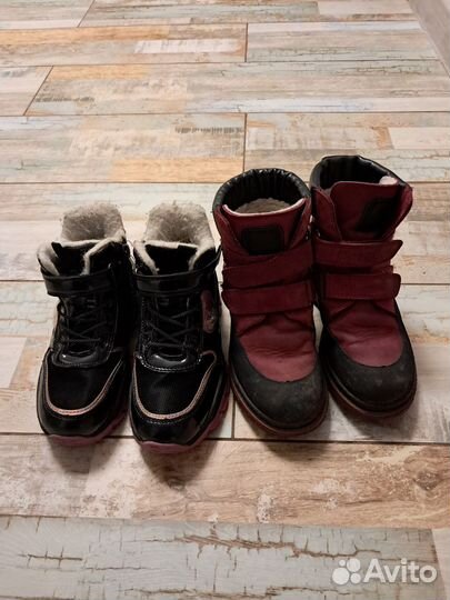 Ботинки зимние для девочки 32