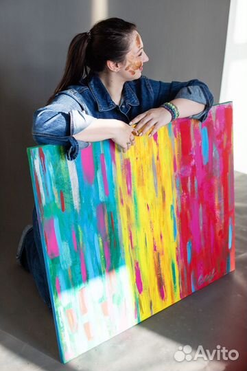 Интерьерная картина акрилом