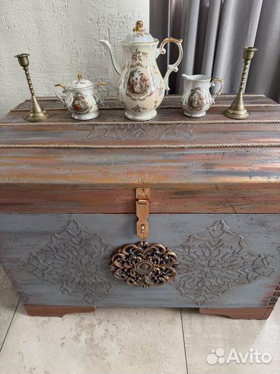 Сундук старинный, купеческий, редизайн