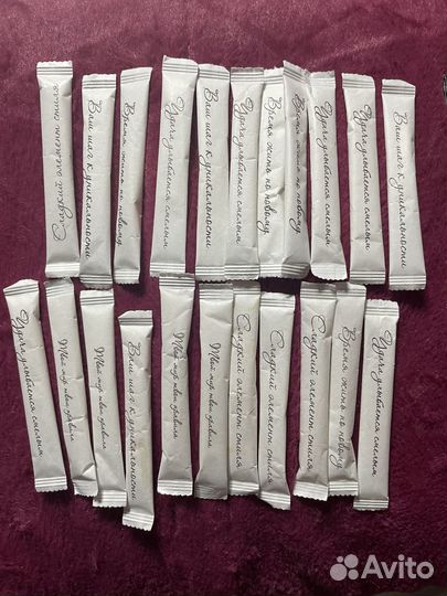 Сахар в стиках