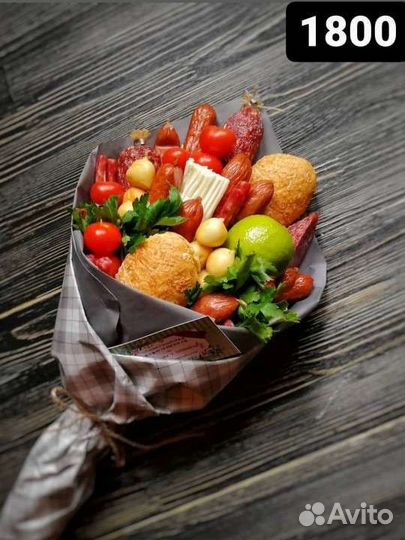 Мужские букеты съедобные