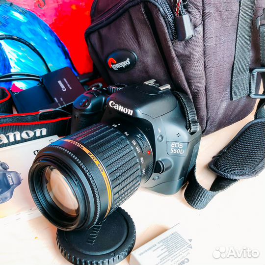 Canon 550d с объективом 55-200(пробег 10.253)