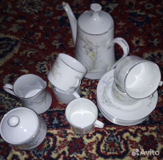 Сервиз кофейный, вазы