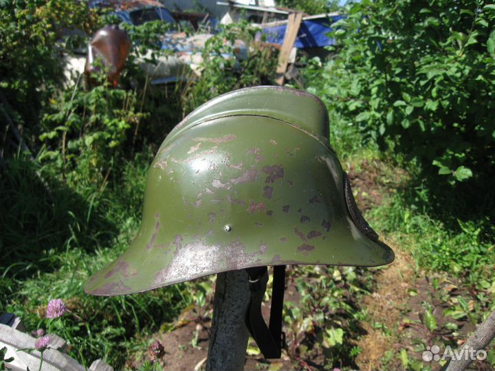 Каска советская пожарная, шлем. Военная
