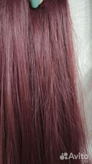 Хвост волосы на резинке