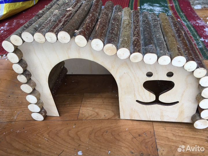 Домик для хомяка ёжика или морской свинки