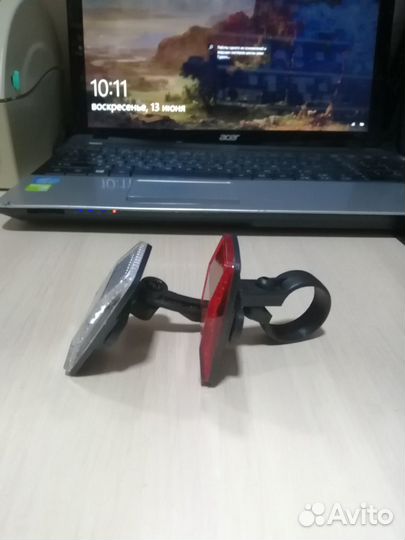 Катафоты на велосипед с креплением