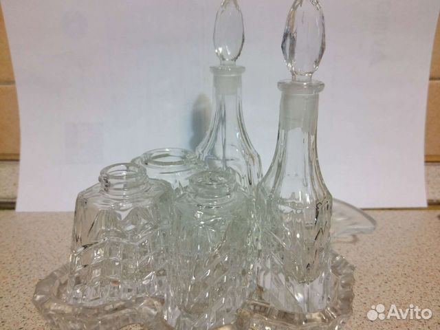 Набор для специй хрустальный