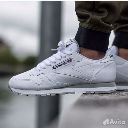 Кроссовки мужские Reebok Classic Leather кожа