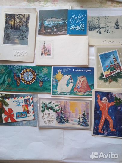 Открытки СССР чистые