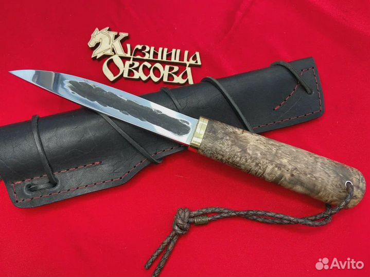Нож якутский из кованой стали К340