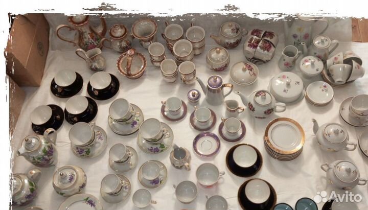 Сервизы, чайные пары, заварочные чайники