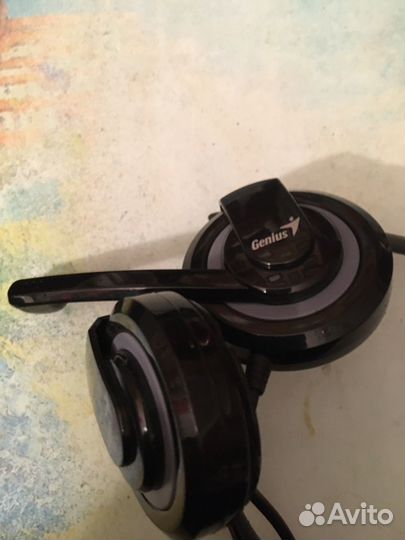 Наушники с микрофоном Джениус