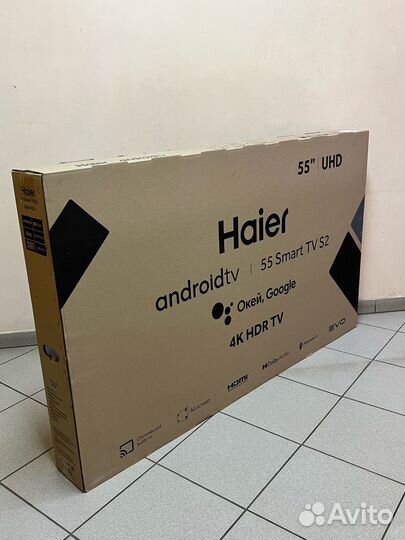 Новый 140см тв Haier S2 (чек, гарантия)