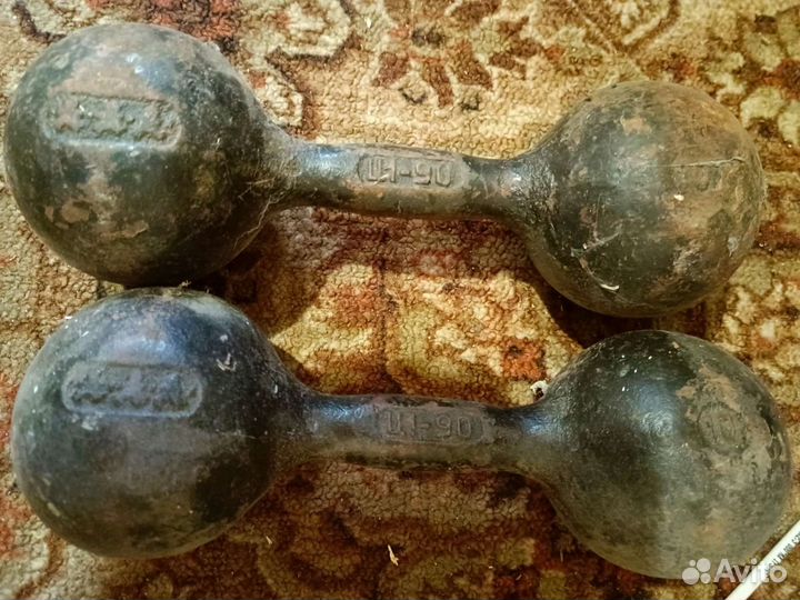 Гантели по 10 кг