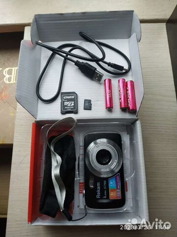 Цифровой фотоаппарат Rekam с флэшкой 16 Gb