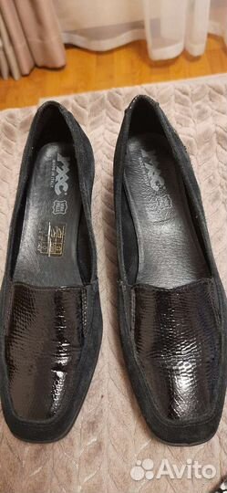 Туфли натуральная кожа, замша 39 40 италия