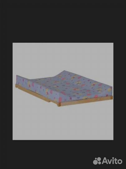 Пеленальная доска белая на кроватку Гном п-01