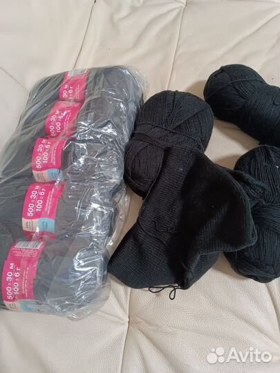 Пряжа для вязания Пехорка черная