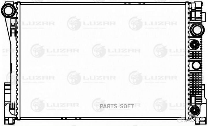 Радиатор охл. для а/м Mercedes-Benz E (W212) (09)