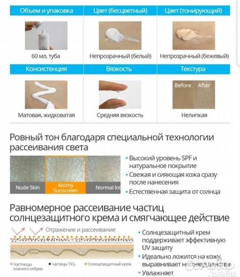 Солнцезащитный крем SPF 50+ Южная Корея