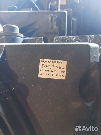 Вентилятор радиатора мерседес W202