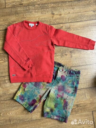 Свитшот lacoste sport винтаж y2k