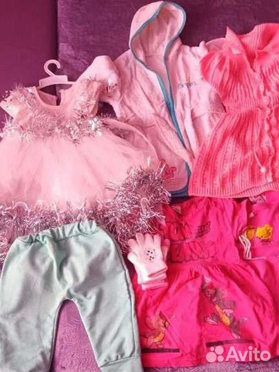 Вещи пакетом на девочку
