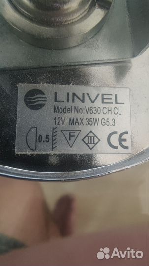 Светильник потолочный точечный linvel лампа G5.3