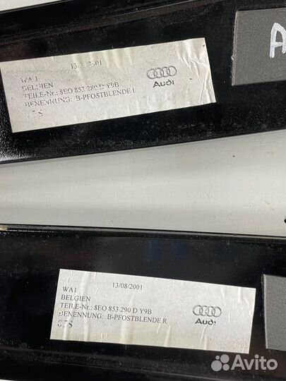 Накладка на стойку кузова правая/левая Audi A4 B6