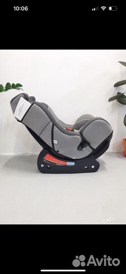 Новое серое автокресло teddy bear 0-25 кг