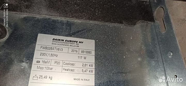 Электродвигатель фанкойла Daikin, запчасти дайкин