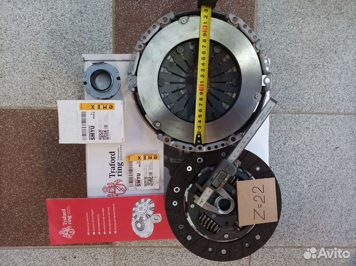 Комплект сцепления на geely emgrant X7 1.8