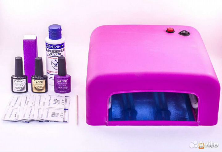 Набор для шеллака с лампой654