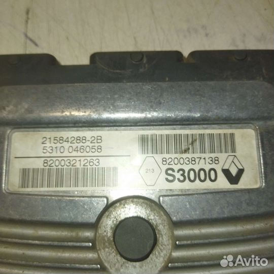 Блок управления двигателем Renault Megane 2