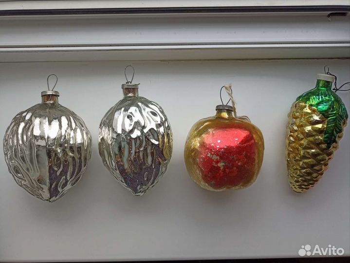 Елочные игрушки СССР огромные